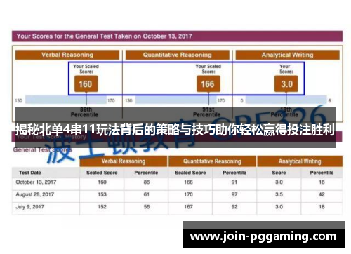 揭秘北单4串11玩法背后的策略与技巧助你轻松赢得投注胜利